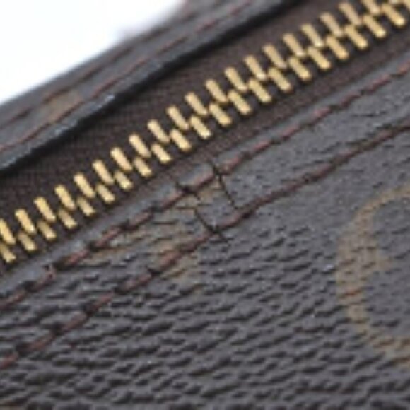 SALE! Vintage Louis Vuitton Speedy 30 Monogram Logo Satchel Brown Bag FREE Liner - Picture 6 of 16